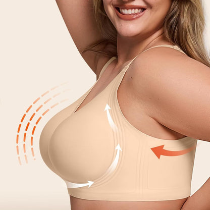 Wireless Full Support Bra – Seamless Lift, No Underwire Comfort