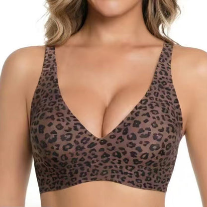 Seamless Deep V Wire-Free Bra – Comfortable Push Up Support Bra for Women