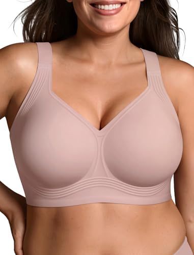 Wireless Full Support Bra – Seamless Lift, No Underwire Comfort
