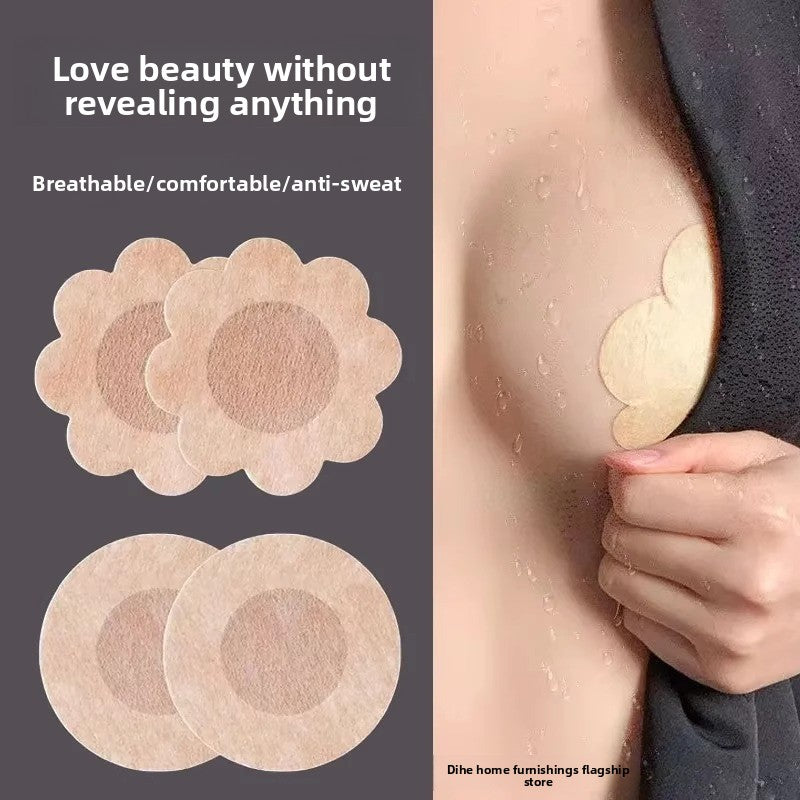 disposable nipple covers – invisible breast petals, seamless fit