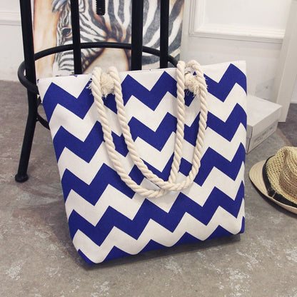 Canvas Tote Bag – Ethnic Large Beach & Everyday Shoulder Bag