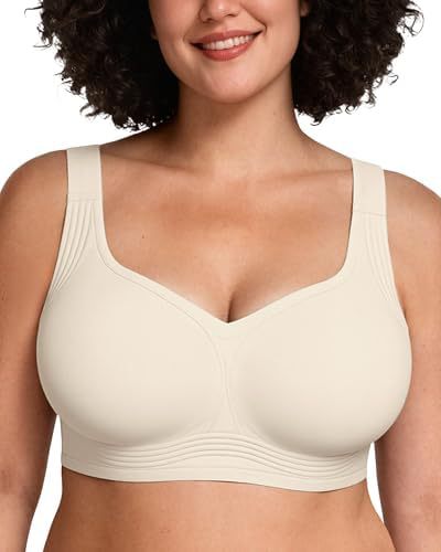 Wireless Full Support Bra – Seamless Lift, No Underwire Comfort