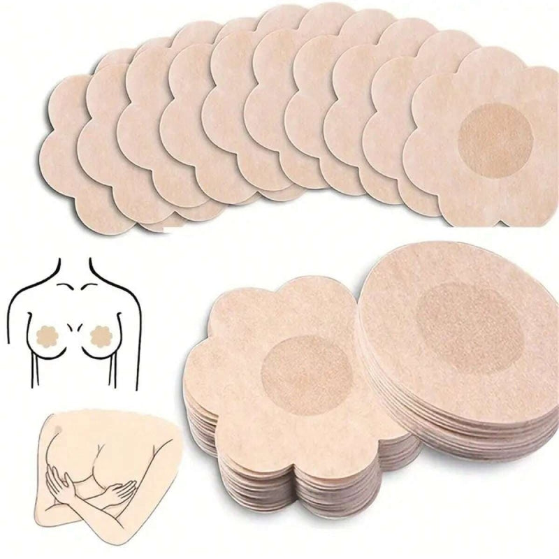 disposable nipple covers – invisible breast petals, seamless fit