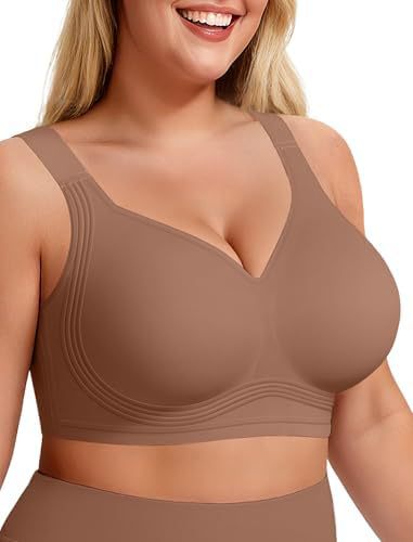 Wireless Full Support Bra – Seamless Lift, No Underwire Comfort