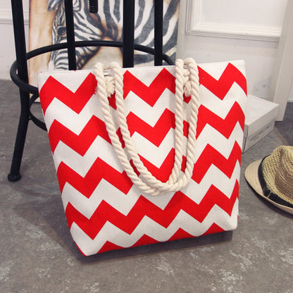 Canvas Tote Bag – Ethnic Large Beach & Everyday Shoulder Bag